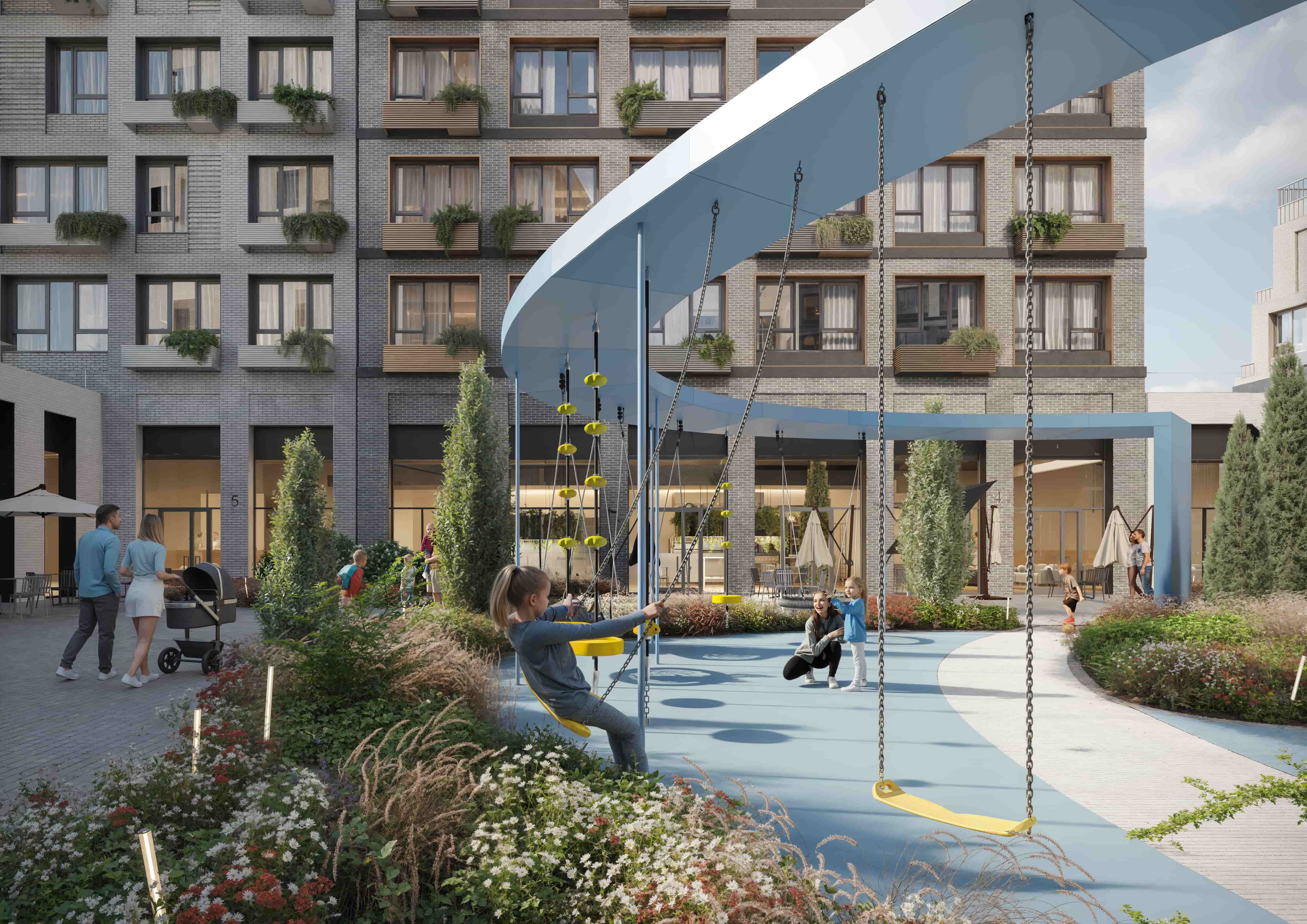 Дом "Волга" благоустройство-1